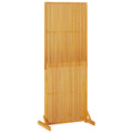 Sichtschutz Braun 79,5 x 50 x 200 cm Massivholz Akazie