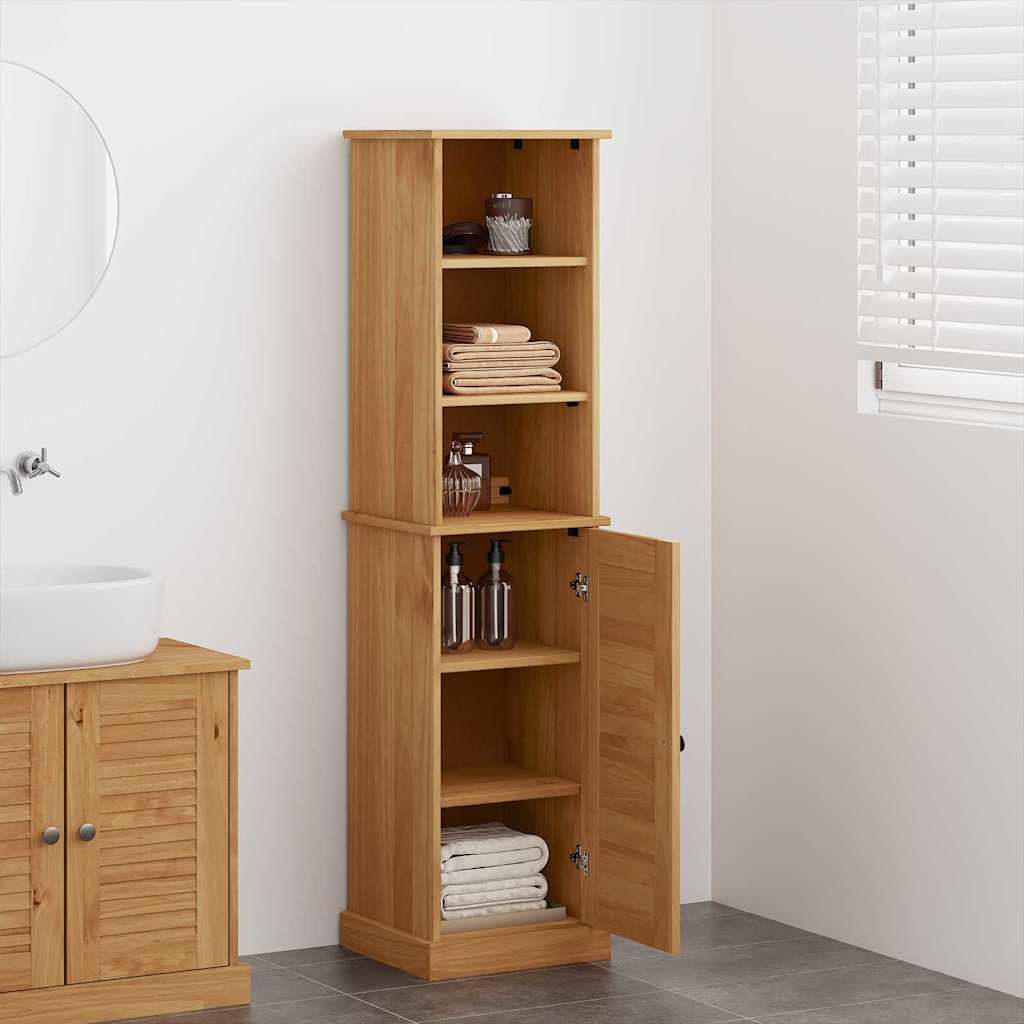 Badezimmermöbel-Set mit Regal VIGO 2 pcs Braun und Honigbraun