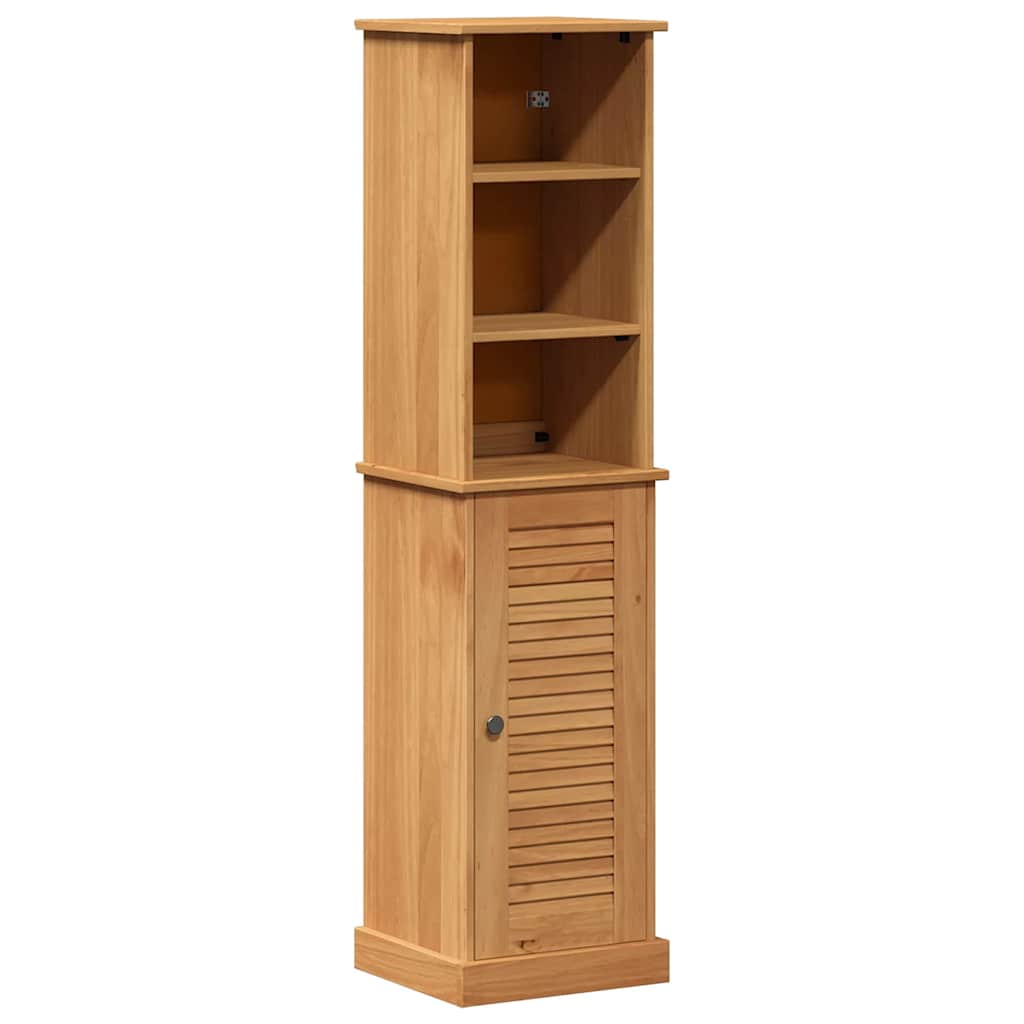 Badezimmermöbel-Set mit Regal VIGO 2 pcs Braun und Honigbraun