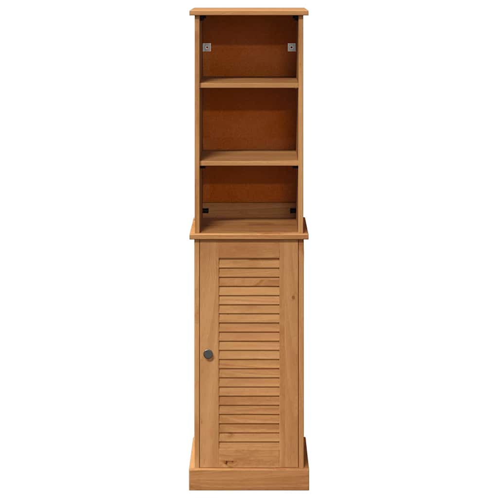 Badezimmermöbel-Set mit Regal VIGO 2 pcs Braun und Honigbraun