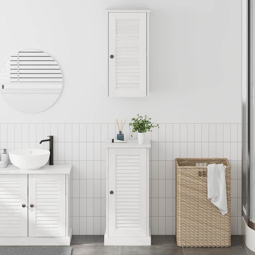 Badezimmermöbel-Set mit Regal VIGO 2 pcs Weiß und Antikweiß