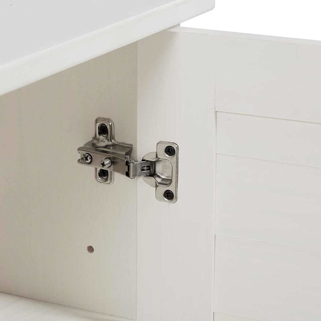Badezimmermöbel-Set 2 pcs Weiß und Antikweiß 67,5 x 34 x 80 cm