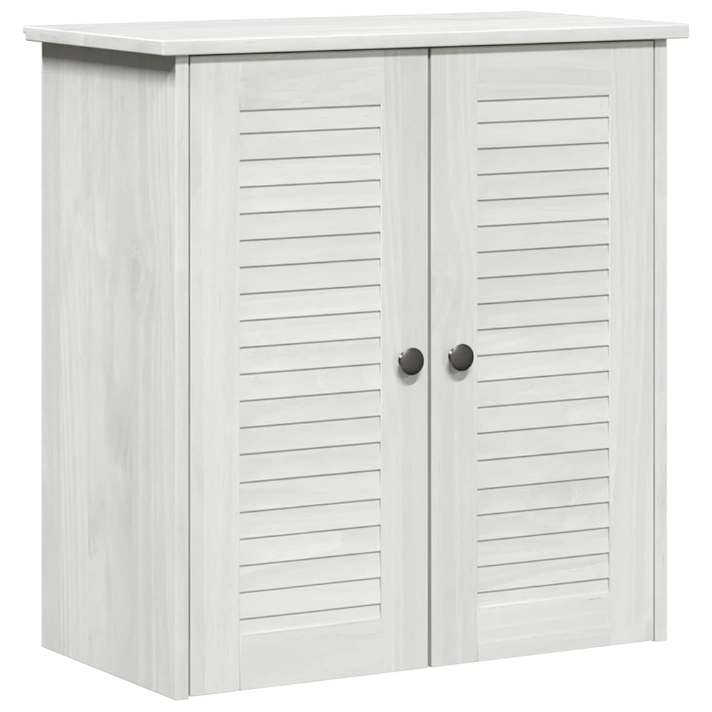 Badezimmermöbel-Set 2 pcs Weiß und Antikweiß 67,5 x 34 x 80 cm
