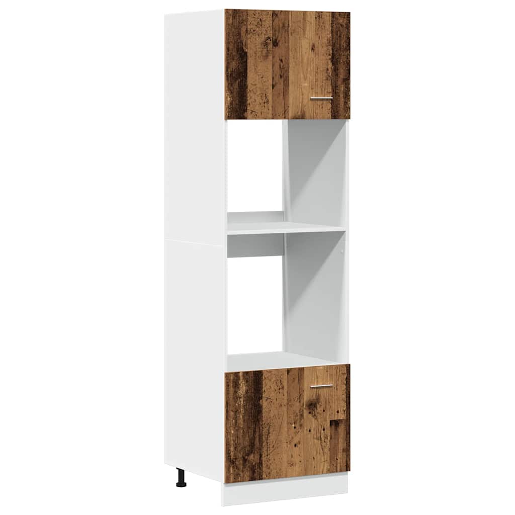 7-tlg. Küchenschrank-Set Lyon Altholz-Optik Holzwerkstoff