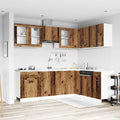 11-tlg. Küchenschrank-Set Lyon Altholz-Optik Holzwerkstoff