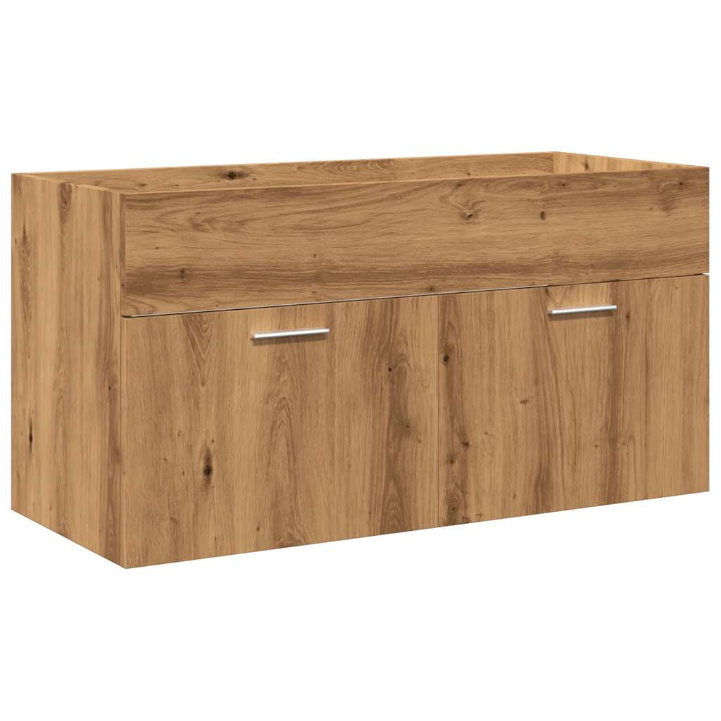 5-tlg. Badmöbel-Set Artisan-Eiche Holzwerkstoff