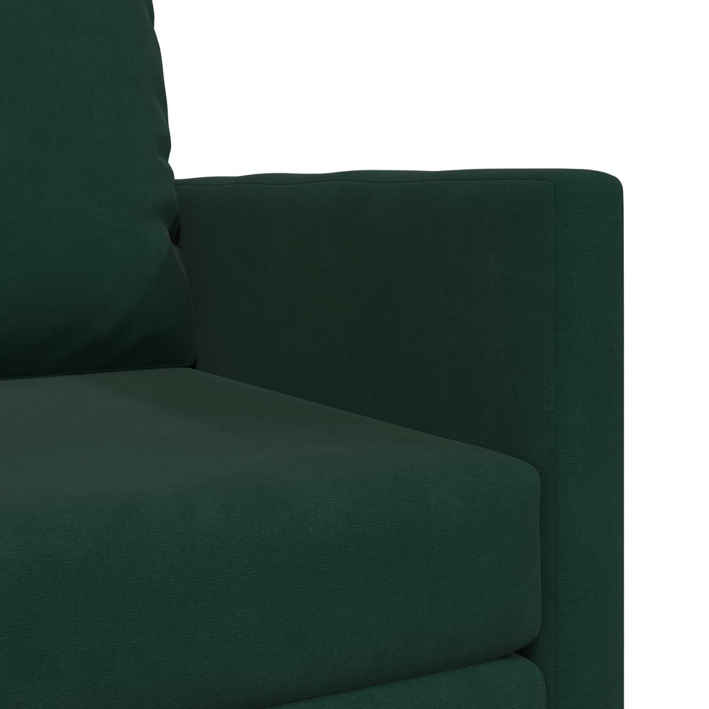 Schlafsofa Dunkelgrün 74 x 77 x 81 cm Samt