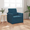Schlafsofa Blau 74 x 77 x 81 cm Samt