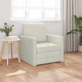 Schlafsofa Creme 74 x 77 x 81 cm Samt