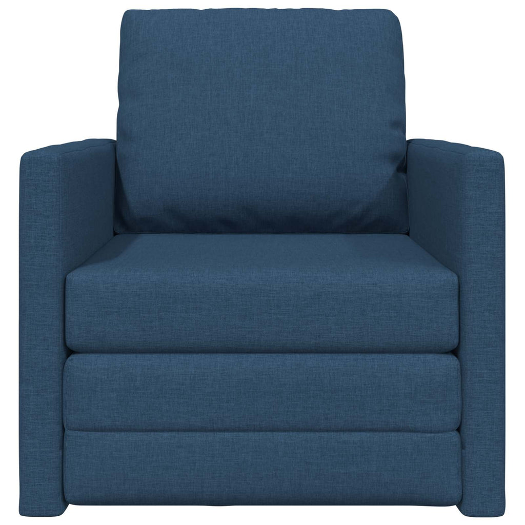 Schlafsofa Blau 74 x 77 x 81 cm Stoff