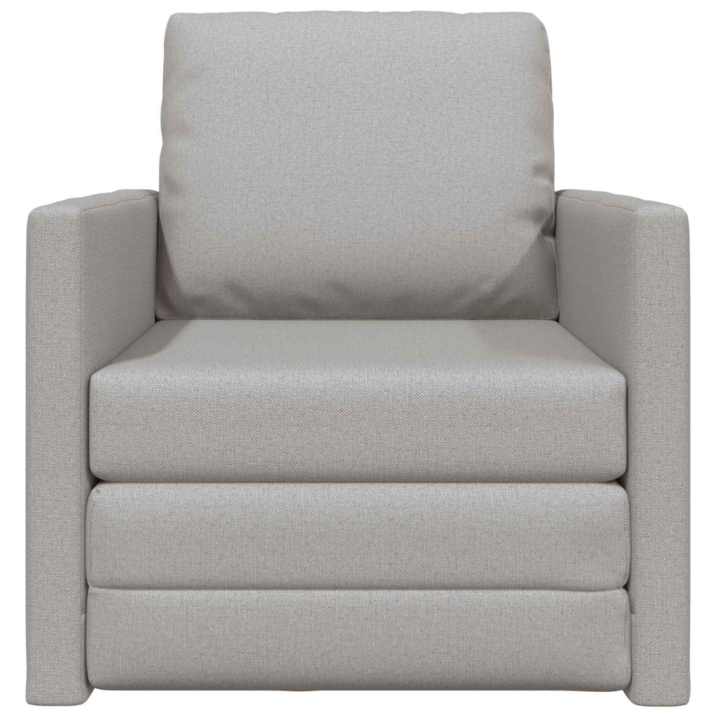 Schlafsofa Wolkengrau 74 x 77 x 81 cm Stoff