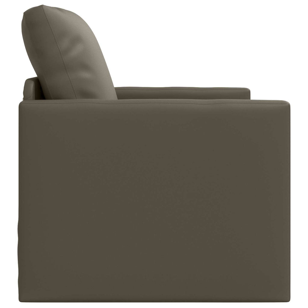 Schlafsofa 60cm Grau Kunstleder