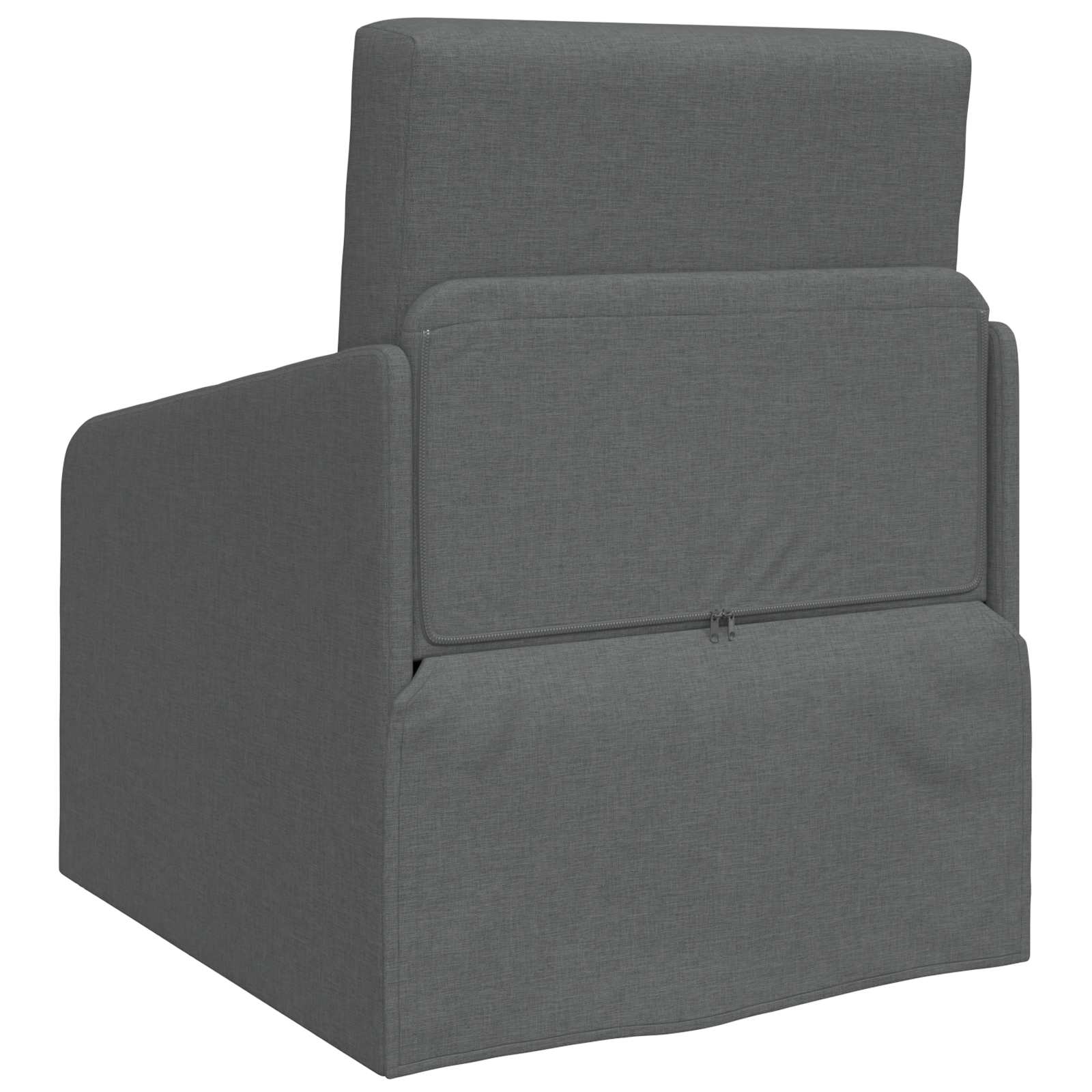 Schlafsofa Dunkelgrau 65 x 80 x 83 cm Stoff
