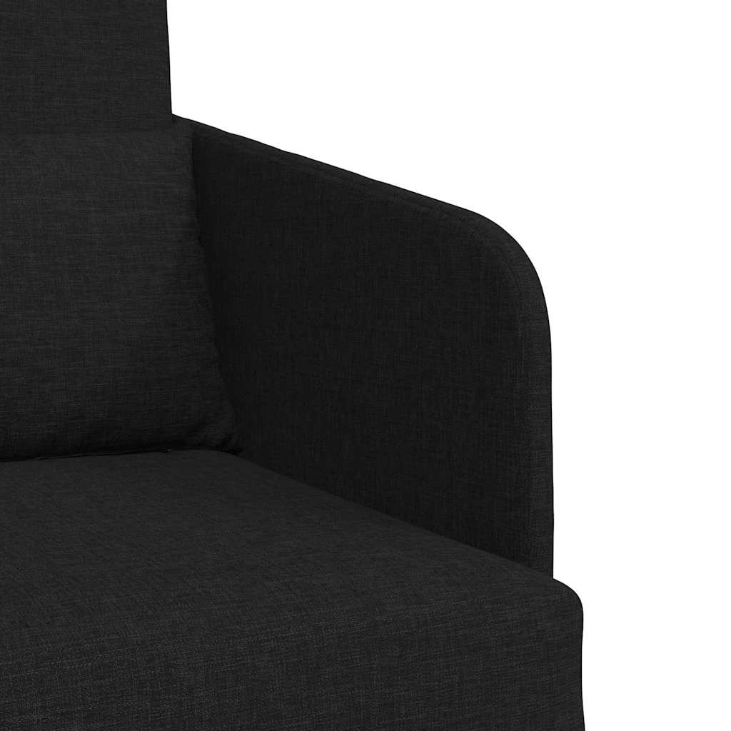 Schlafsofa Schwarz 65 x 80 x 83 cm Stoff