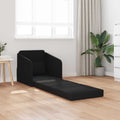 Schlafsofa Schwarz 65 x 80 x 83 cm Stoff
