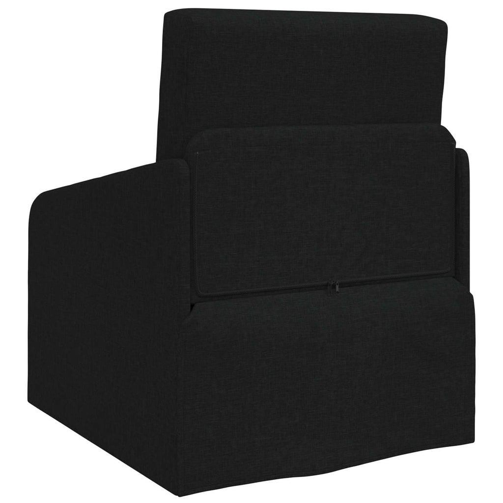 Schlafsofa Schwarz 65 x 80 x 83 cm Stoff