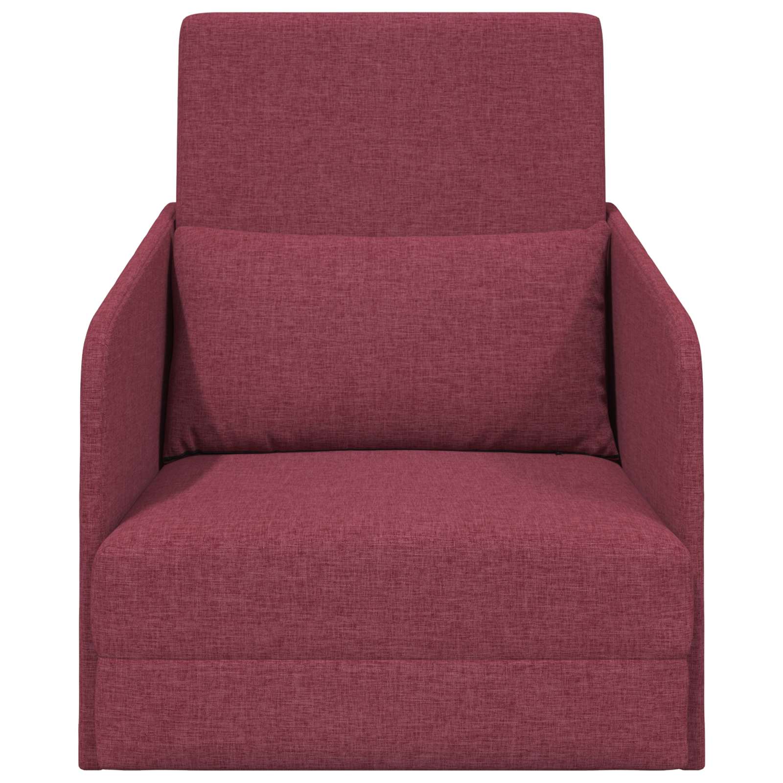 Schlafsofa Weinrot 65 x 80 x 83 cm Stoff
