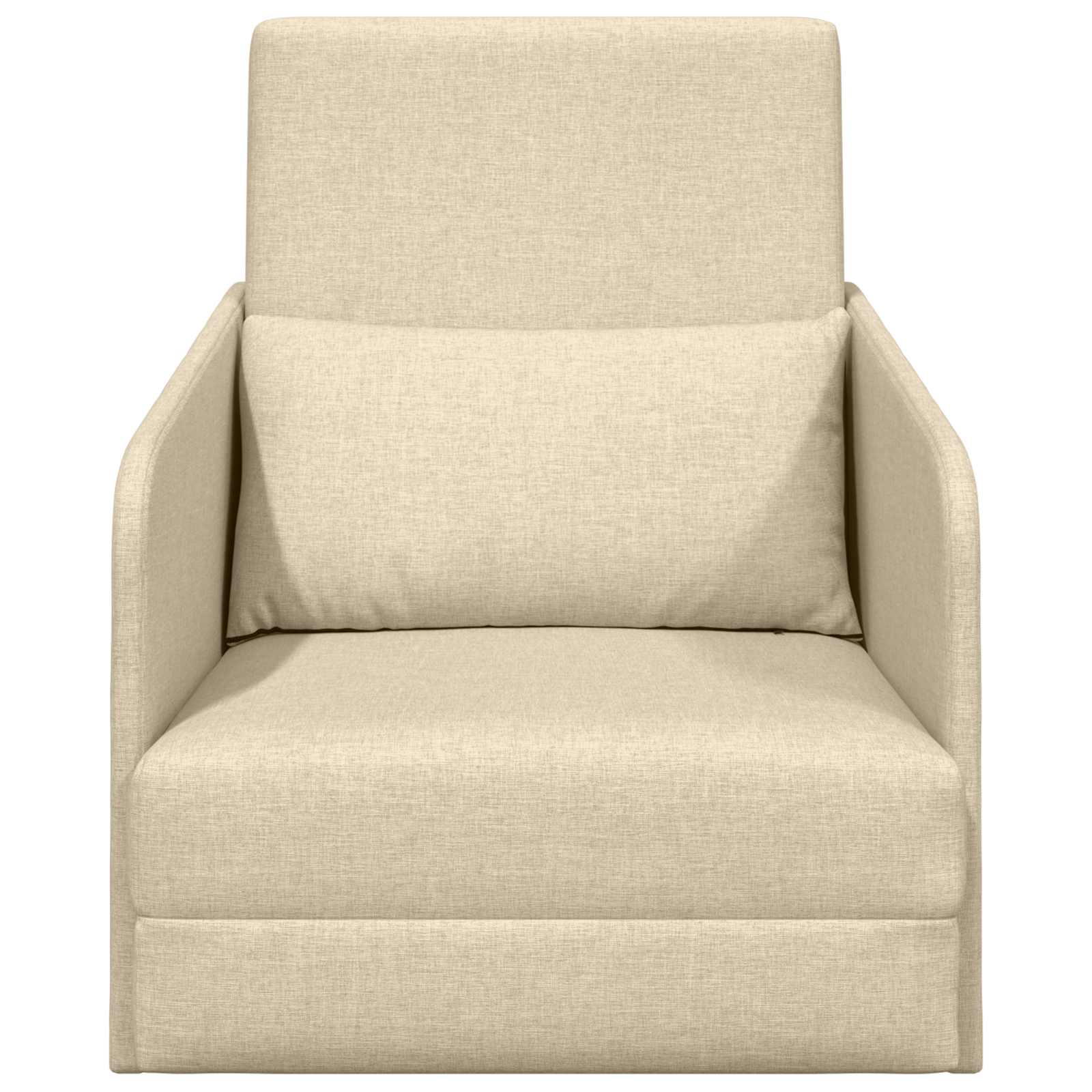 Schlafsofa Creme 65 x 80 x 83 cm Stoff