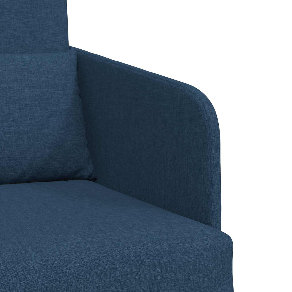 Schlafsofa Blau 65 x 80 x 83 cm Stoff