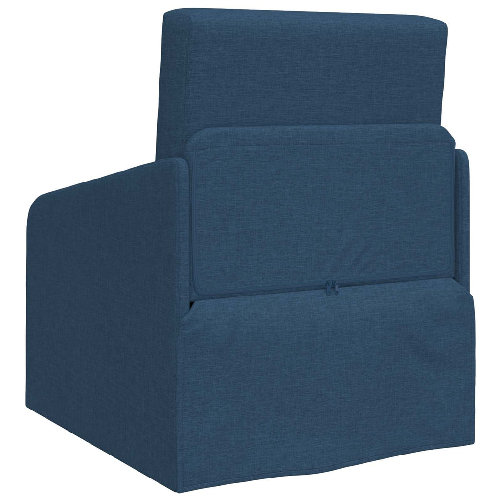 Schlafsofa Blau 65 x 80 x 83 cm Stoff