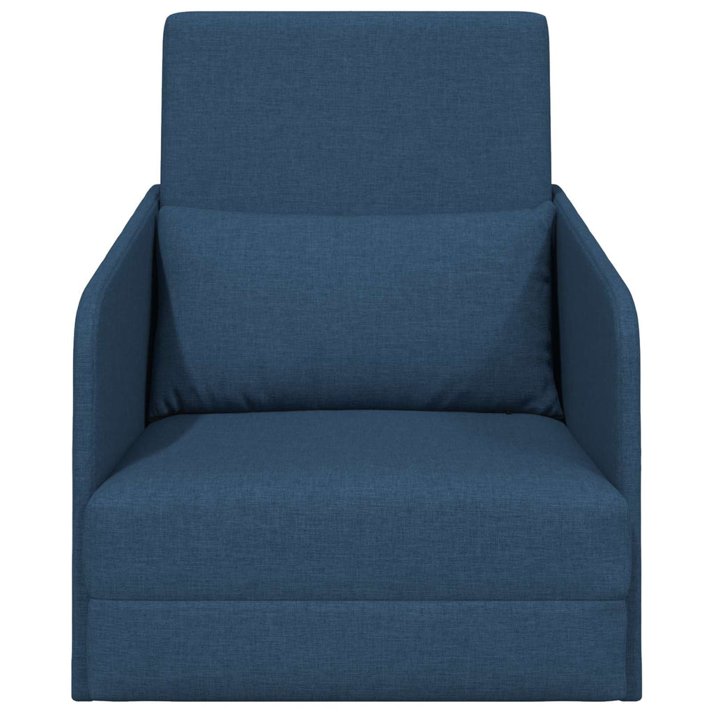 Schlafsofa Blau 65 x 80 x 83 cm Stoff