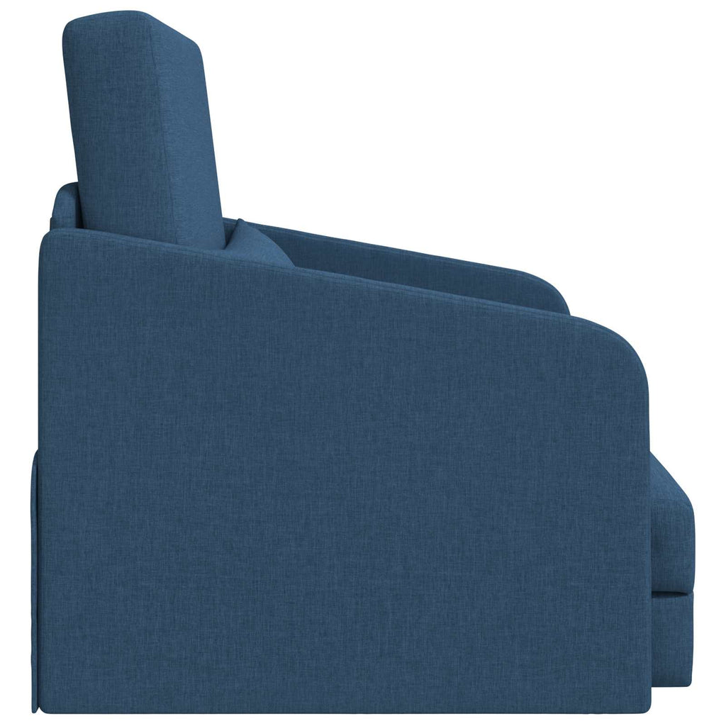 Schlafsofa Blau 65 x 80 x 83 cm Stoff