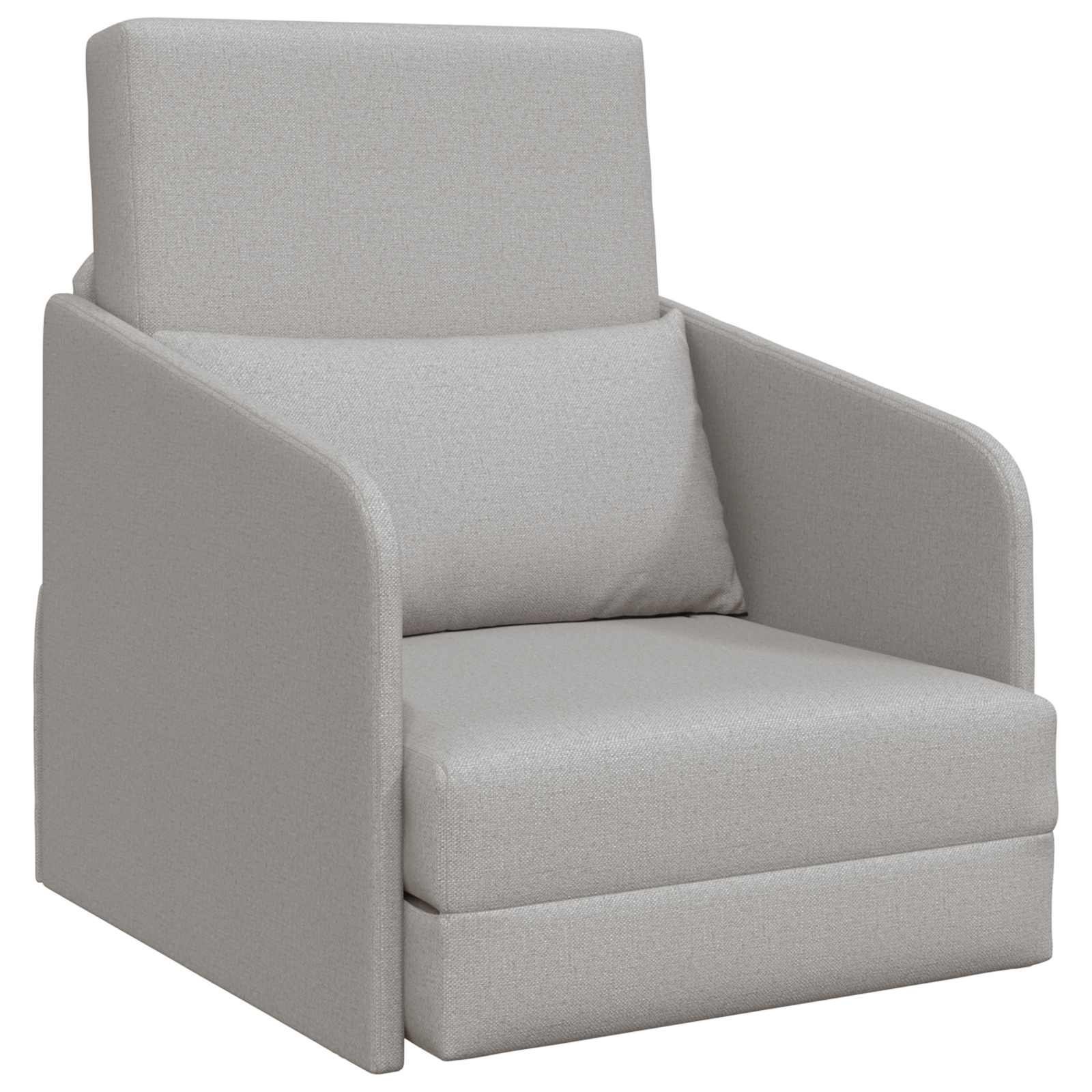 Schlafsofa Wolkengrau 65 x 80 x 83 cm Stoff