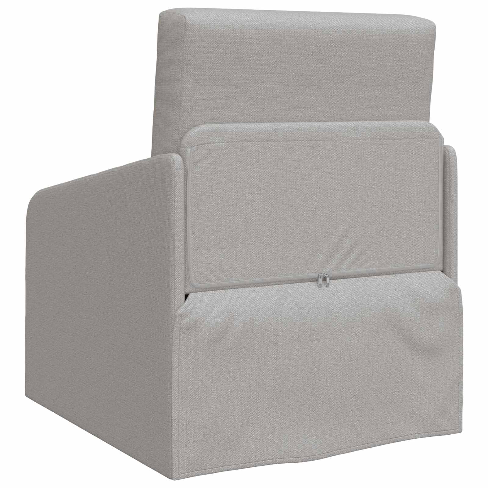 Schlafsofa Wolkengrau 65 x 80 x 83 cm Stoff