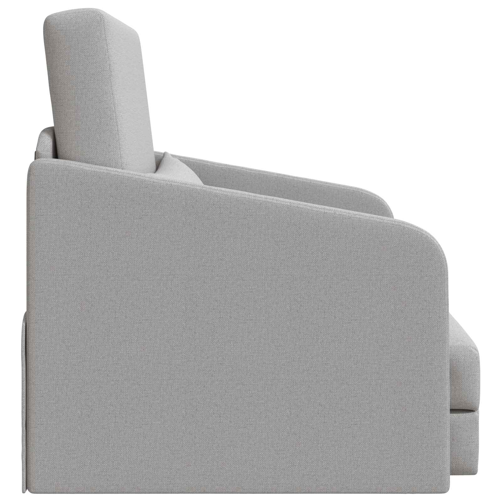 Schlafsofa Wolkengrau 65 x 80 x 83 cm Stoff