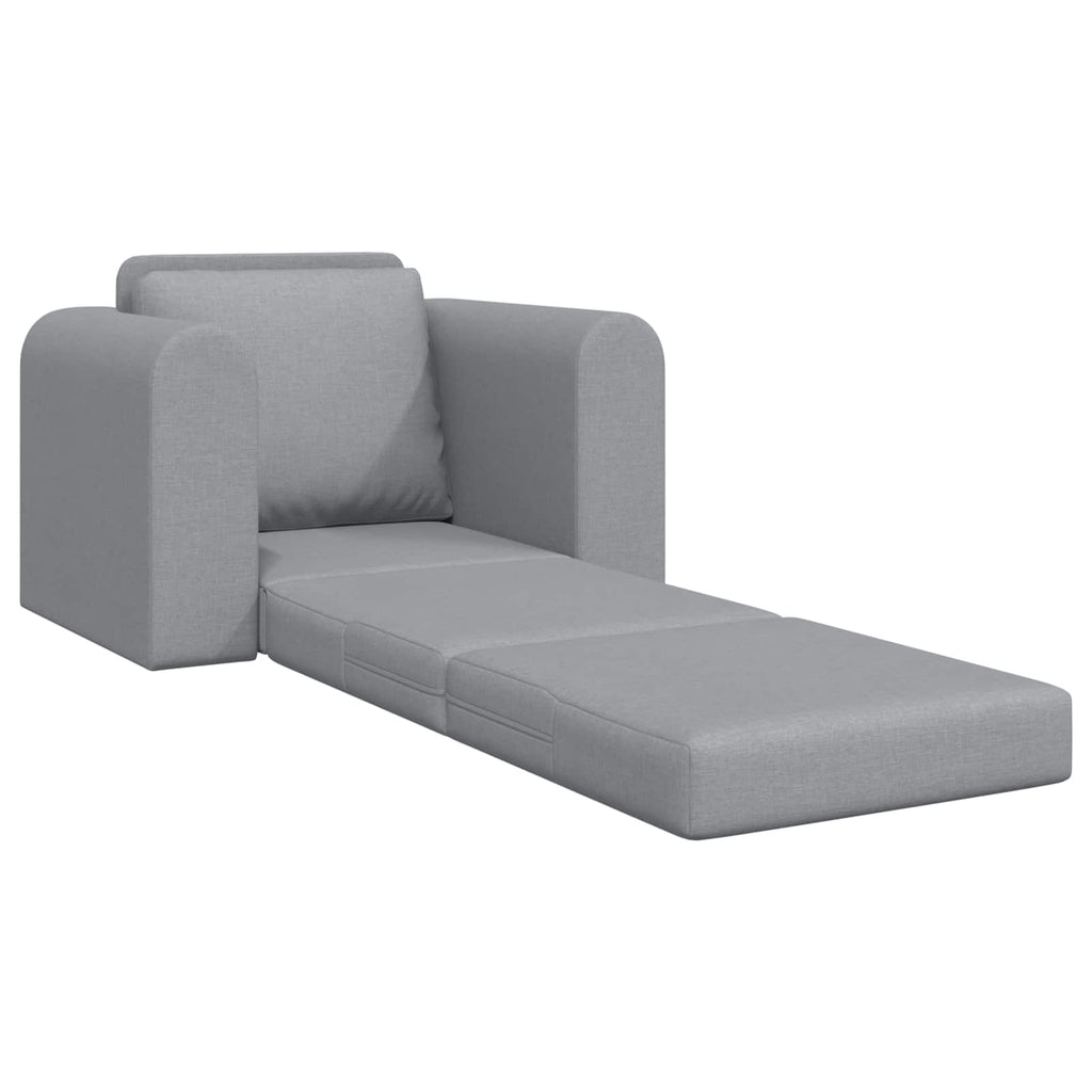 Schlafsofa Hellgrau 98 x 71 x 83 cm Stoff