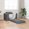 Schlafsofa Dunkelgrau 98 x 71 x 83 cm Stoff