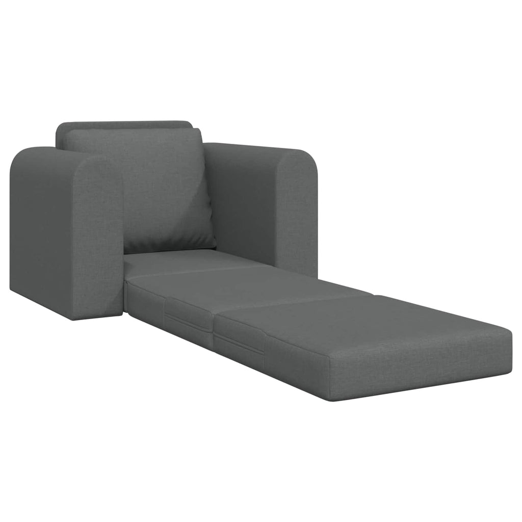 Schlafsofa Dunkelgrau 98 x 71 x 83 cm Stoff