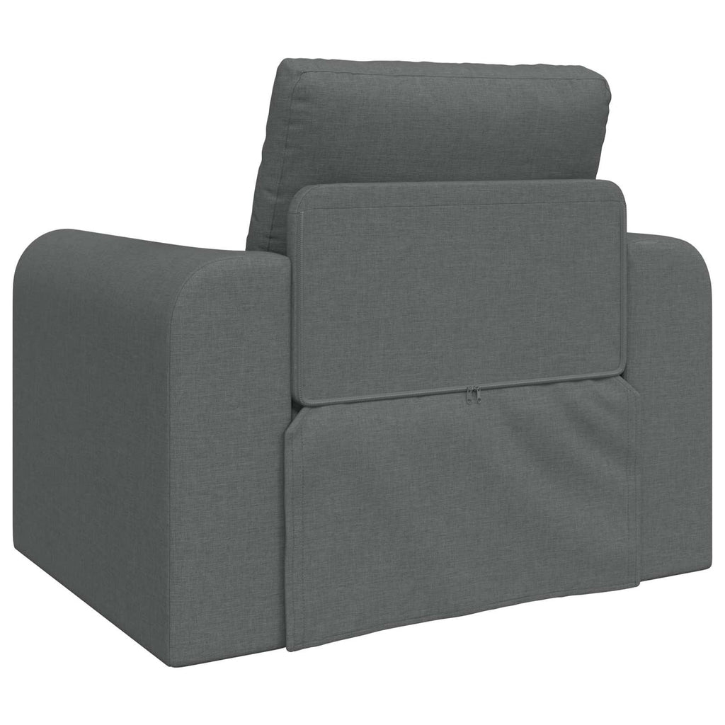 Schlafsofa Dunkelgrau 98 x 71 x 83 cm Stoff