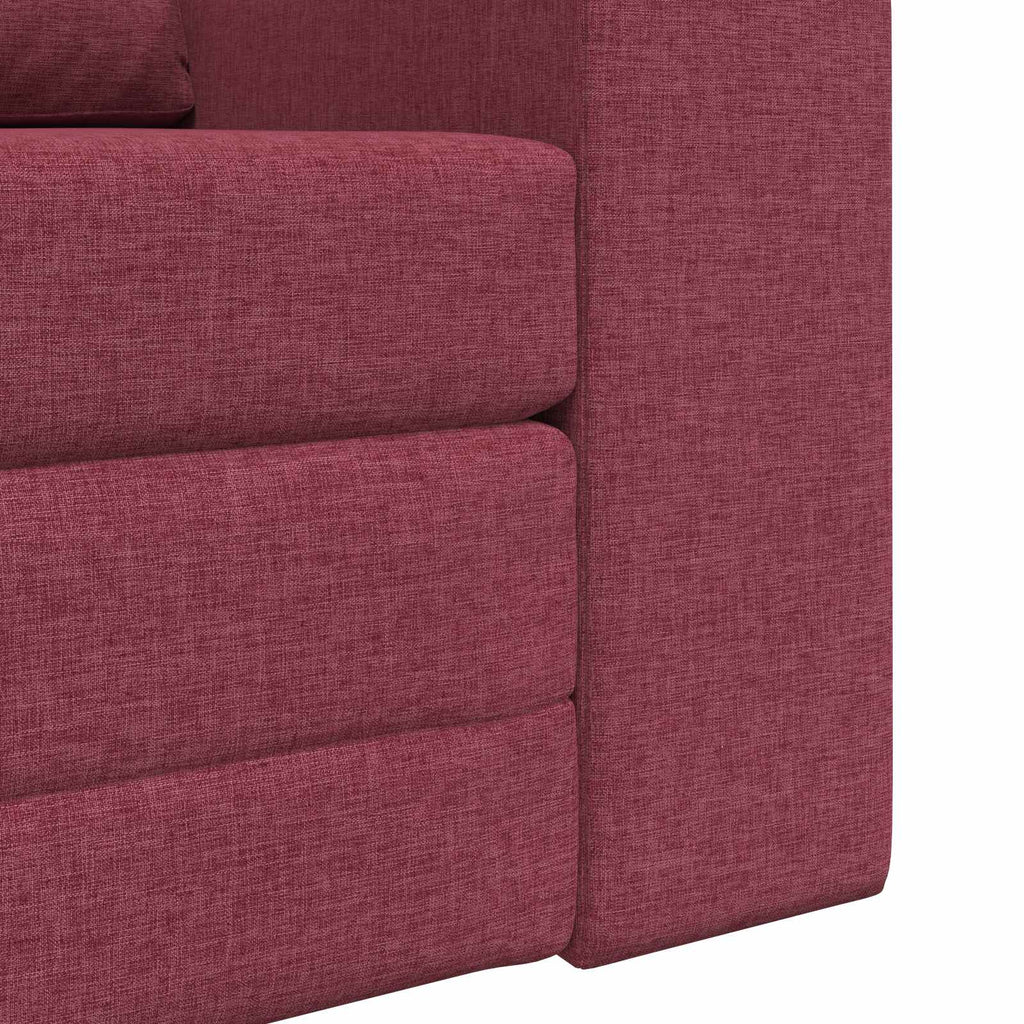 Schlafsofa Weinrot 98 x 71 x 83 cm Stoff