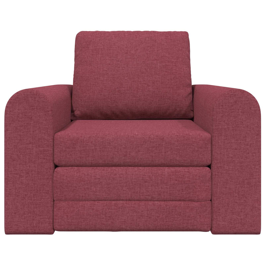 Schlafsofa Weinrot 98 x 71 x 83 cm Stoff