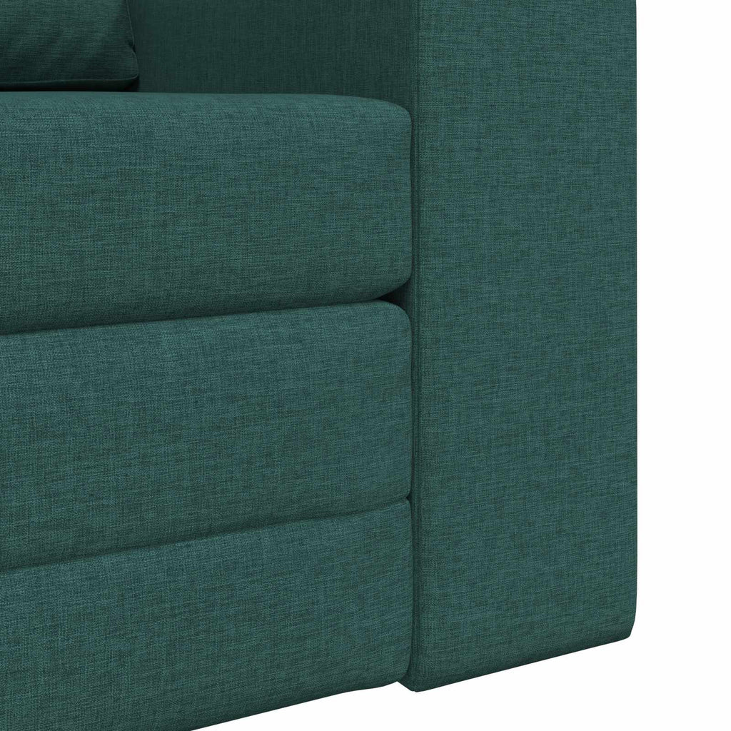 Schlafsofa Dunkelgrün 98 x 71 x 83 cm Stoff