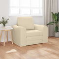 Schlafsofa Creme 98 x 71 x 83 cm Stoff