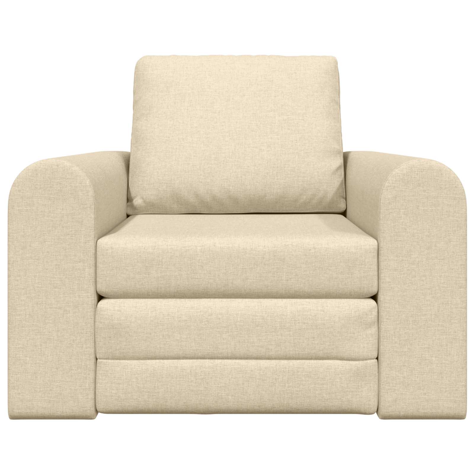 Schlafsofa Creme 98 x 71 x 83 cm Stoff