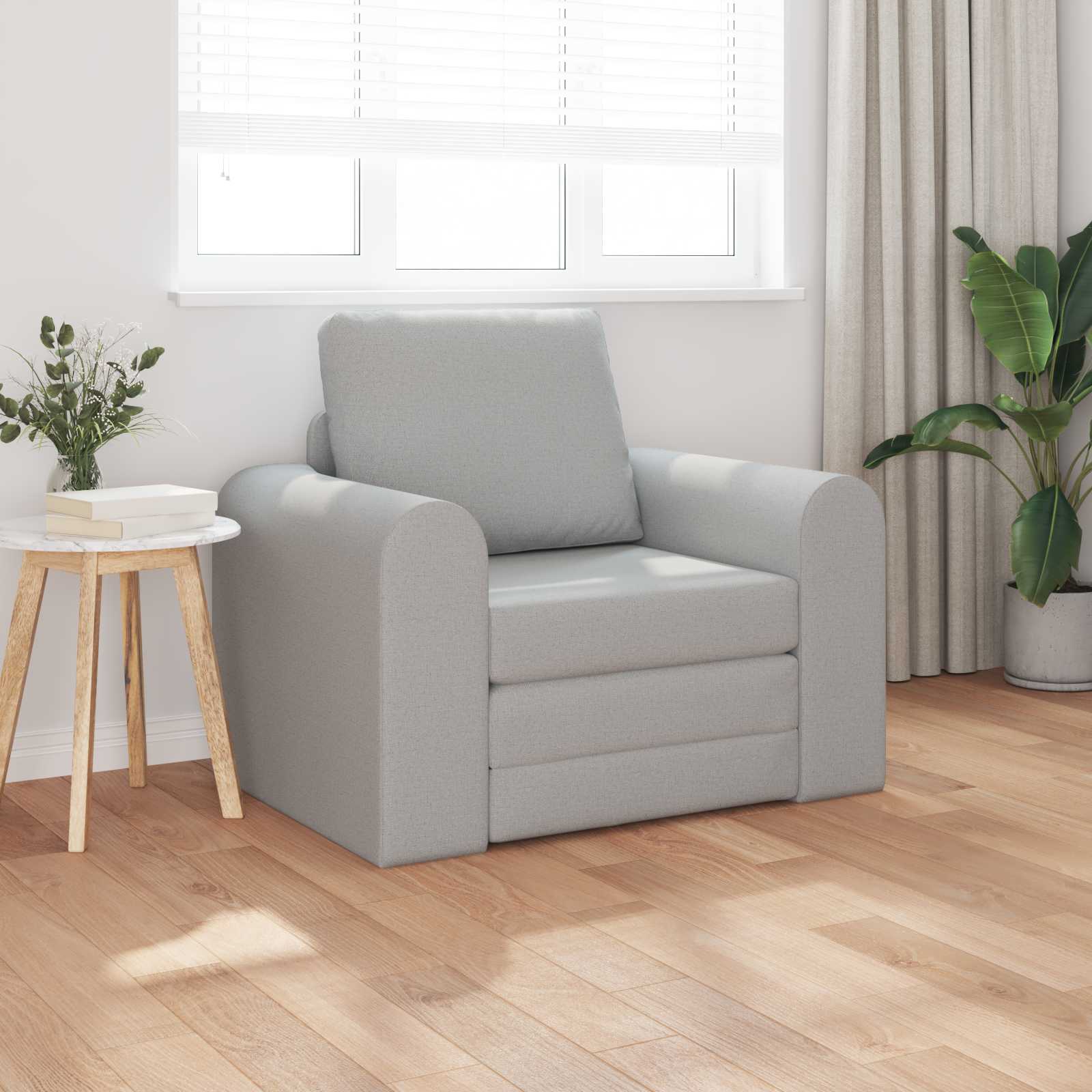 Schlafsofa Wolkengrau 98 x 71 x 83 cm Stoff