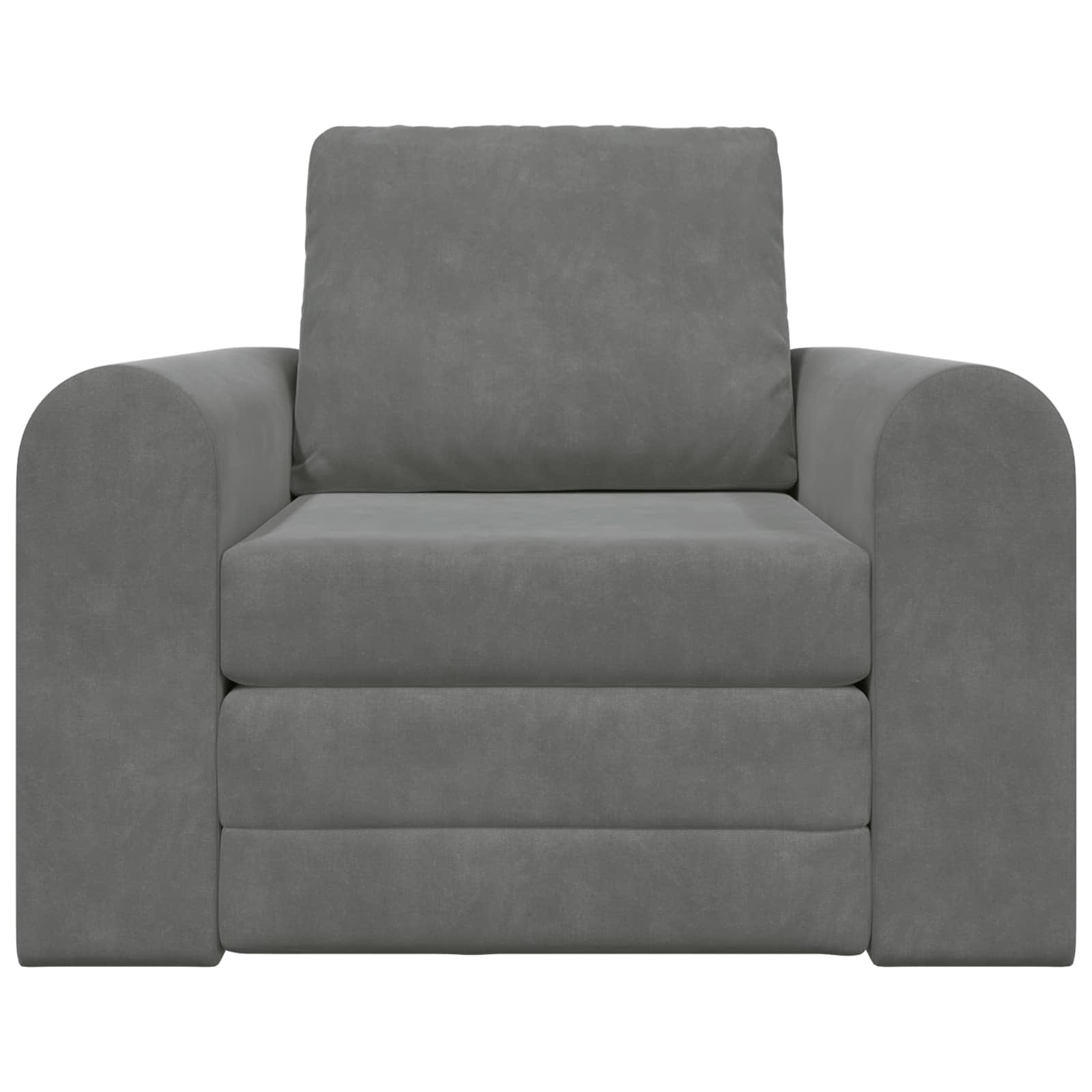 Schlafsofa Dunkelgrau 98 x 71 x 83 cm Samt