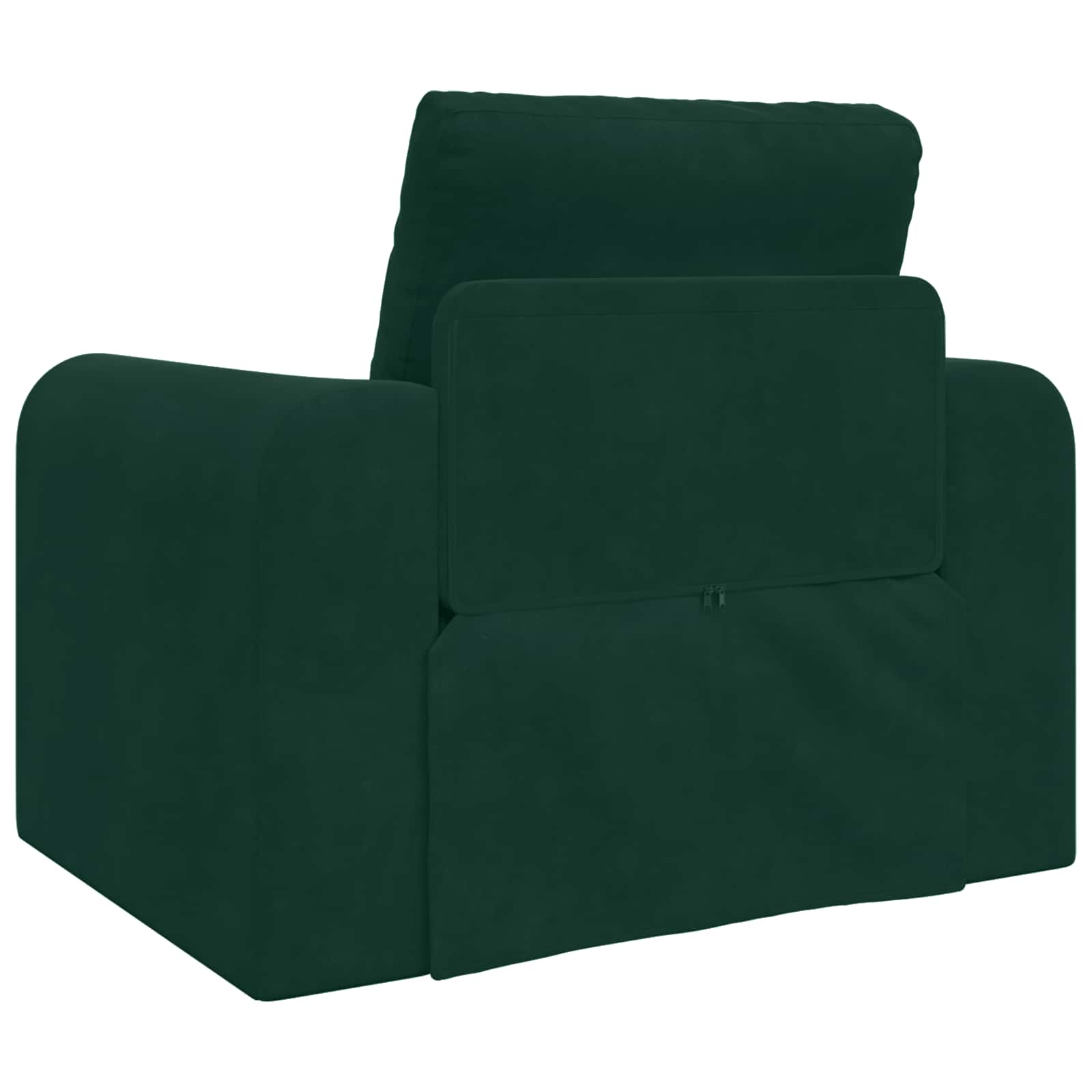 Schlafsofa Dunkelgrün 98 x 71 x 83 cm Samt