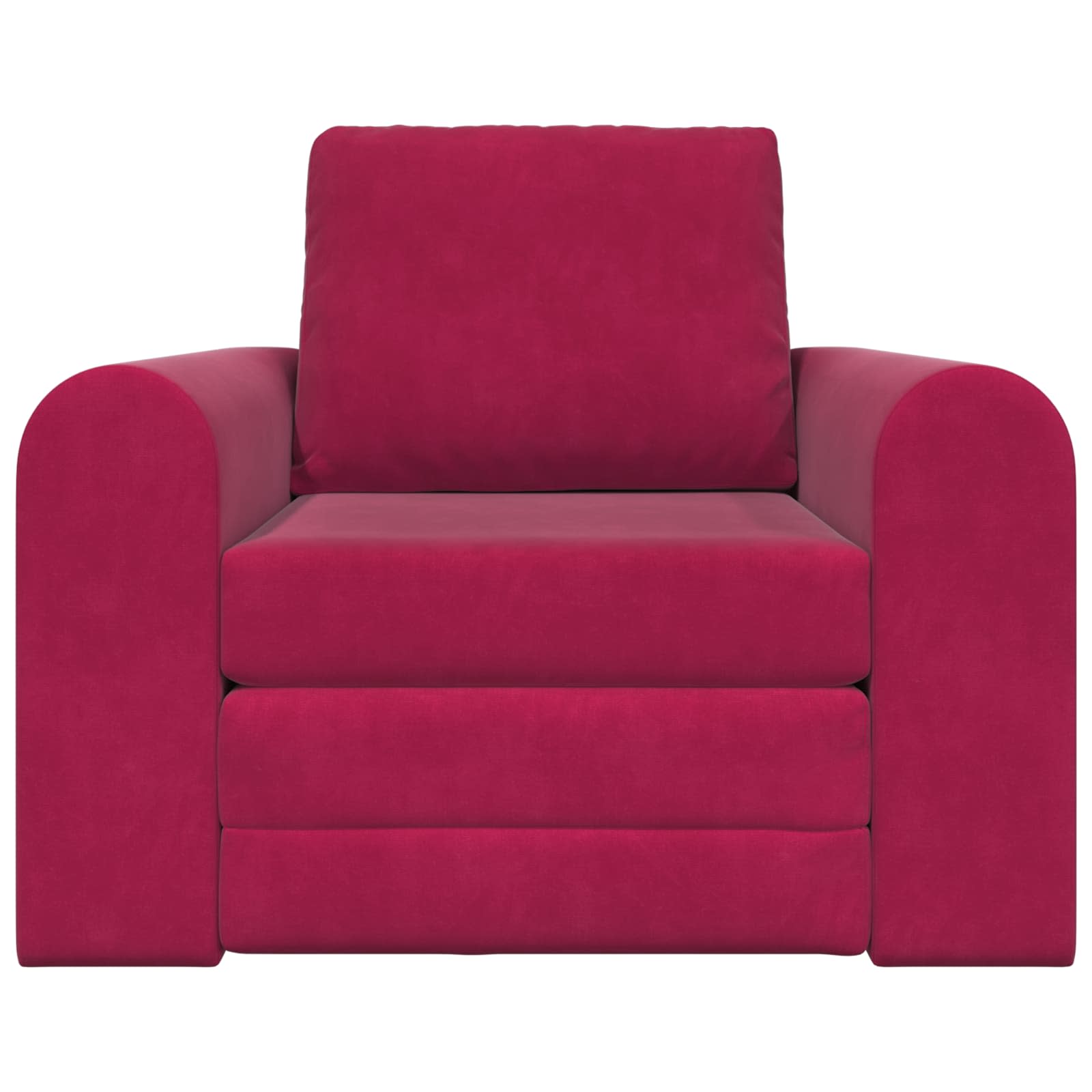 Schlafsofa Weinrot 98 x 71 x 83 cm Samt