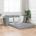 Schlafsofa 60cm Hellgrau Stoff