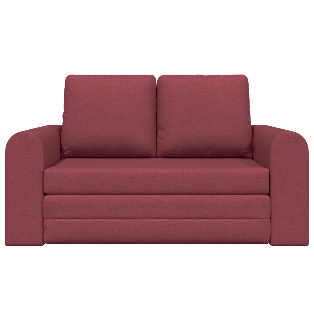 Schlafsofa 60cm Weinrot Stoff