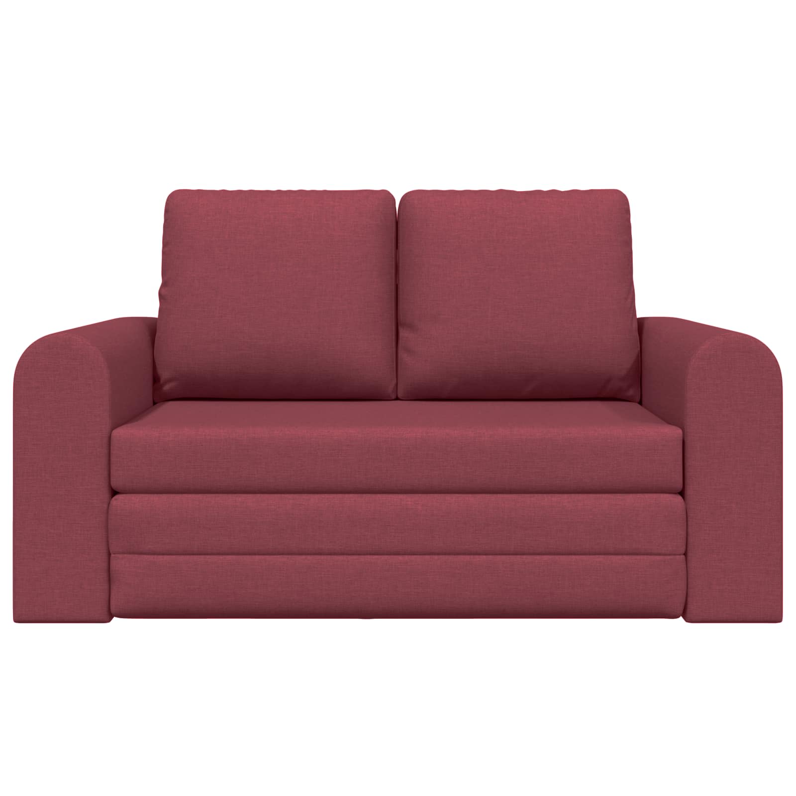 Schlafsofa 60cm Weinrot Stoff