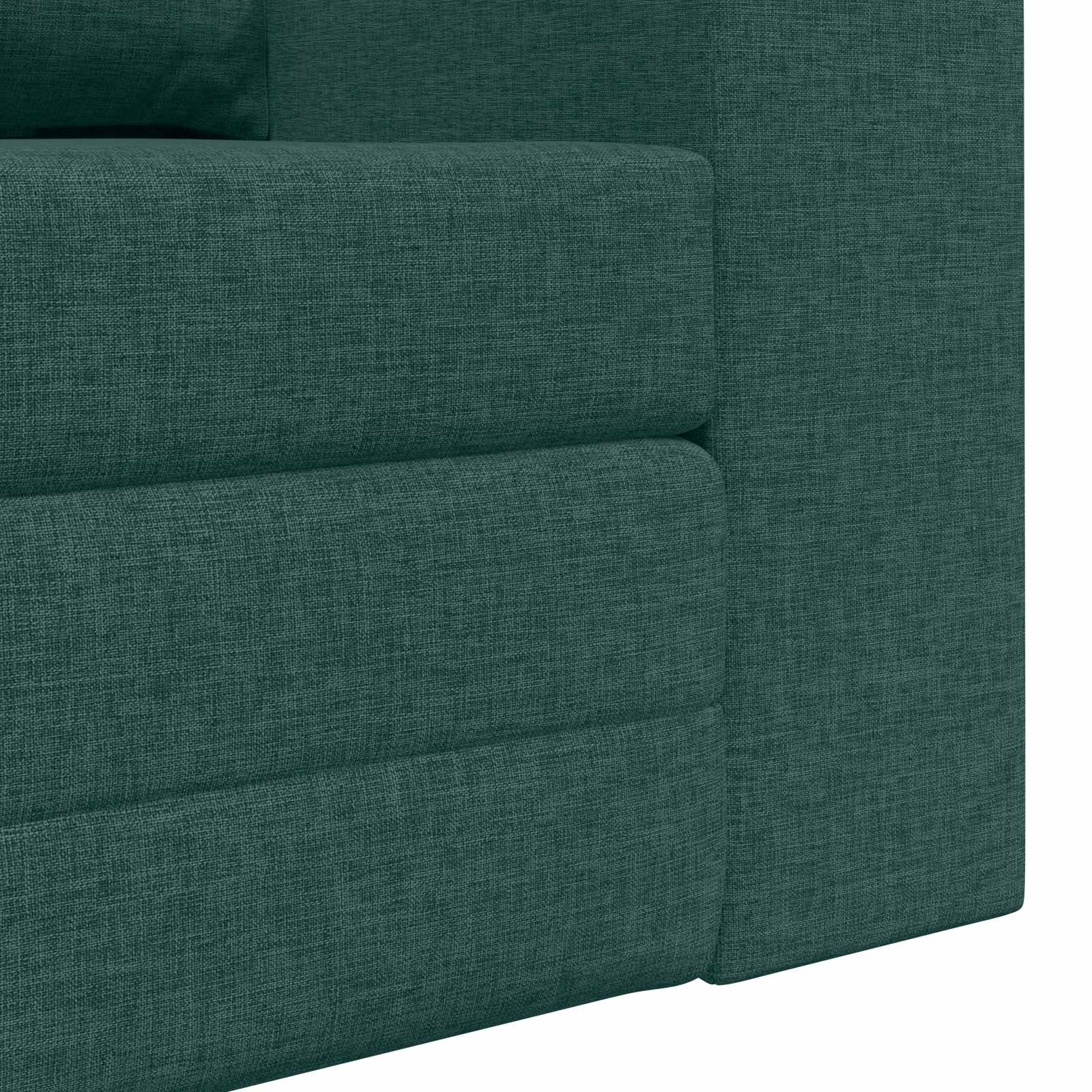 Schlafsofa 60cm Dunkelgrün Stoff