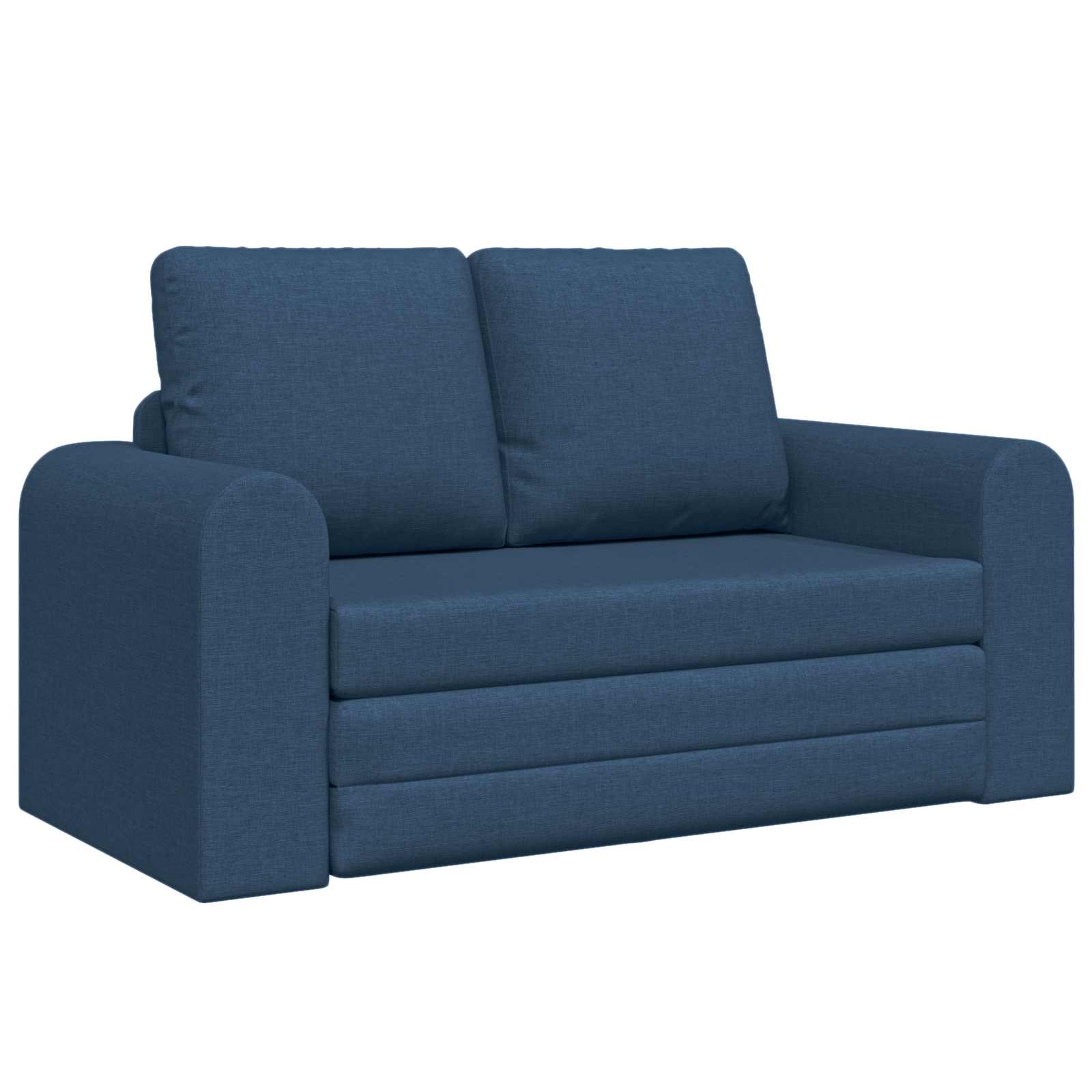 Schlafsofa 60cm Blau Stoff