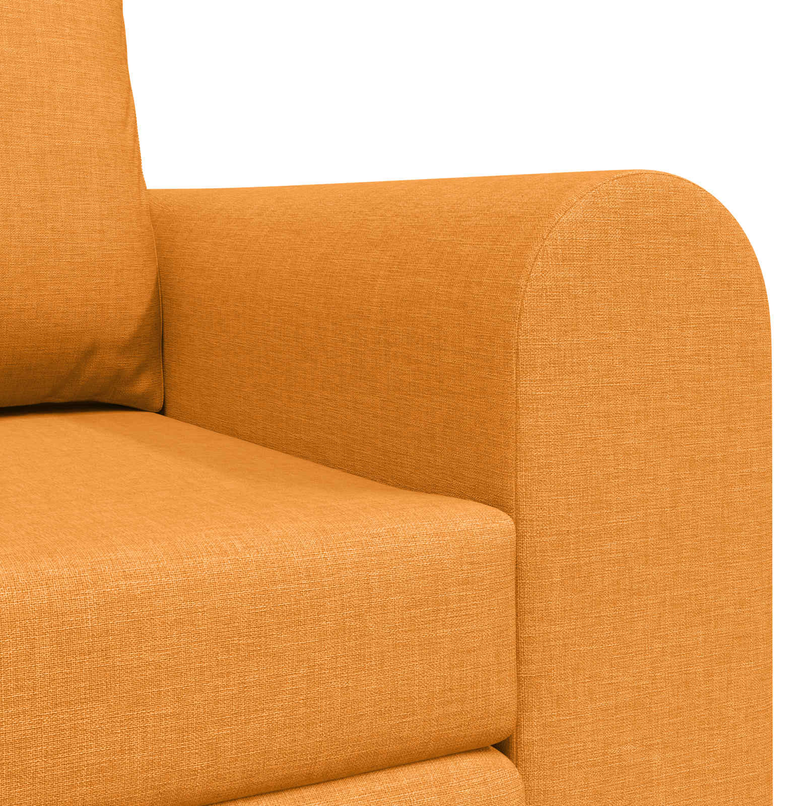 Schlafsofa 60cm Dunkelgelb Stoff