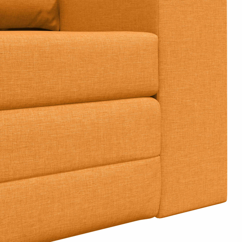 Schlafsofa 60cm Dunkelgelb Stoff