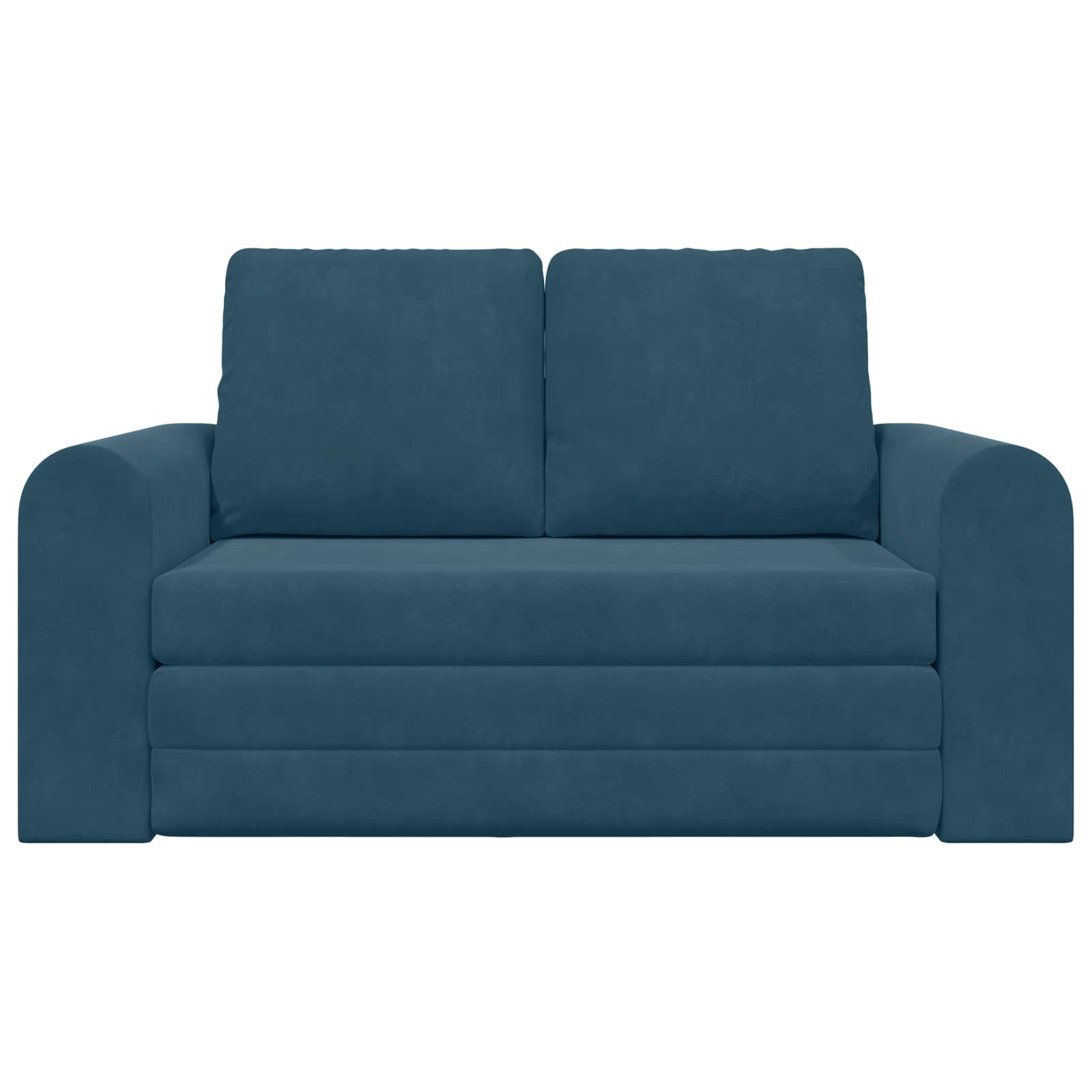 Schlafsofa Blau 148 x 71 x 83 cm Samt
